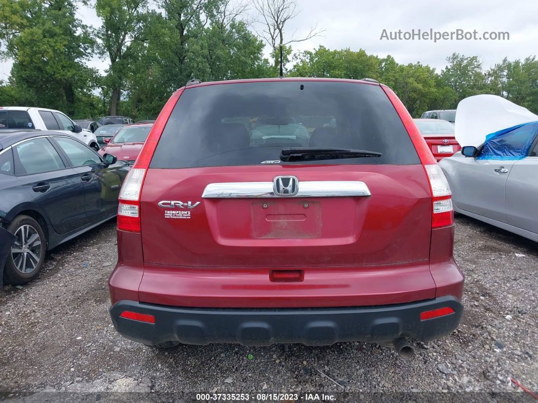 2009 Honda Cr-v Ex Maroon vin: 5J6RE48579L003533