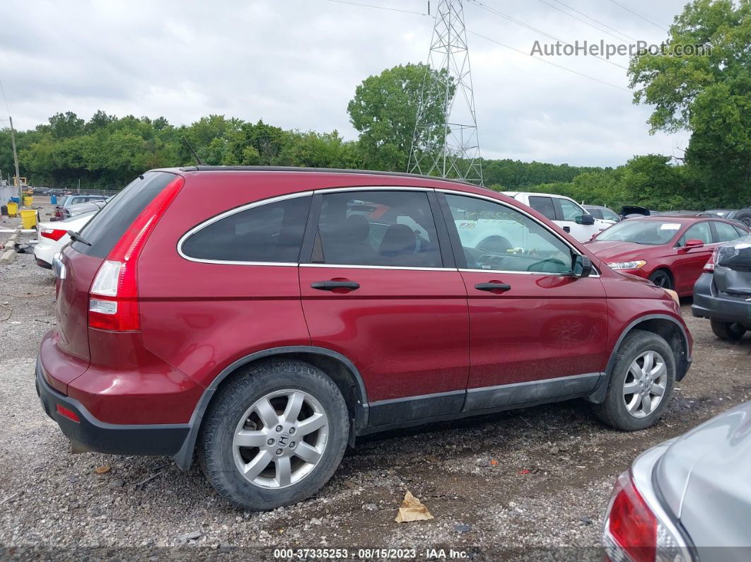 2009 Honda Cr-v Ex Maroon vin: 5J6RE48579L003533