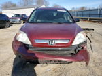 2009 Honda Cr-v Ex Burgundy vin: 5J6RE48579L033910