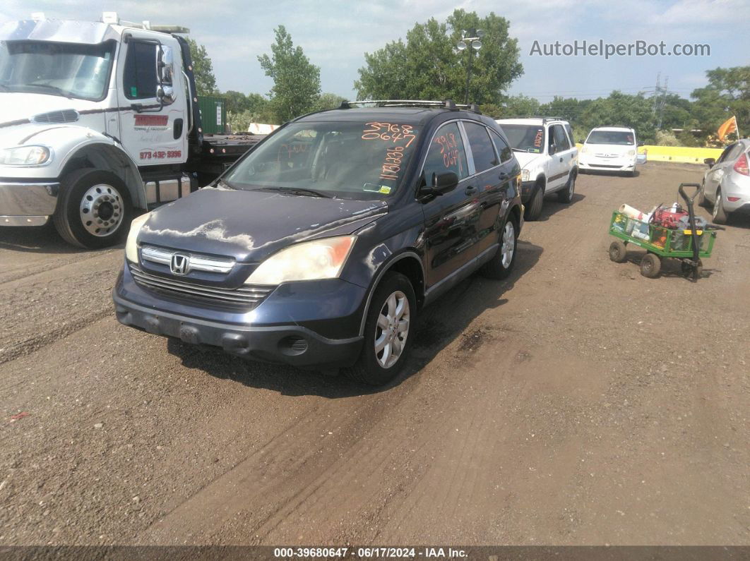 2009 Honda Cr-v Ex Blue vin: 5J6RE48589L009566