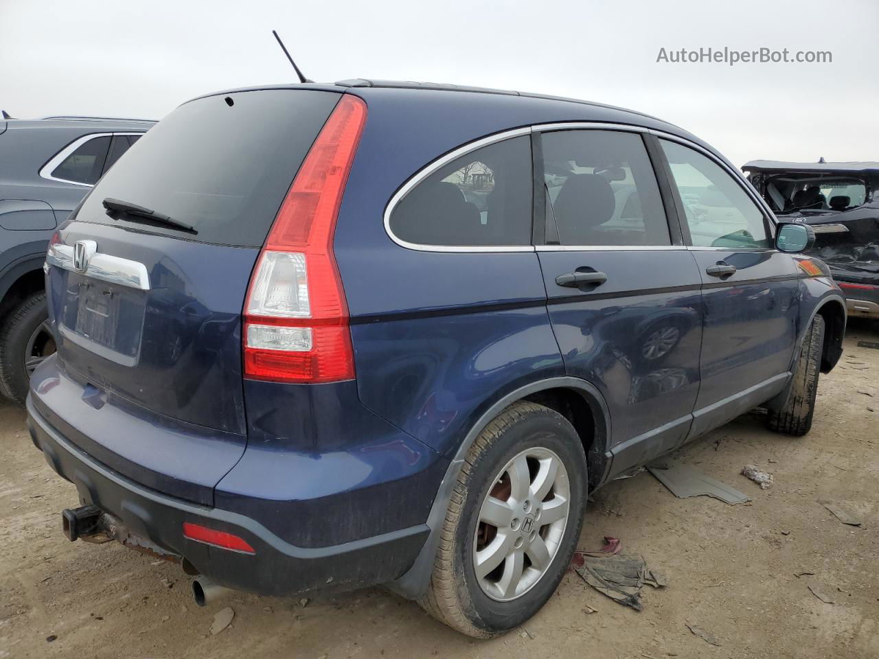 2009 Honda Cr-v Ex Синий vin: 5J6RE48589L021782