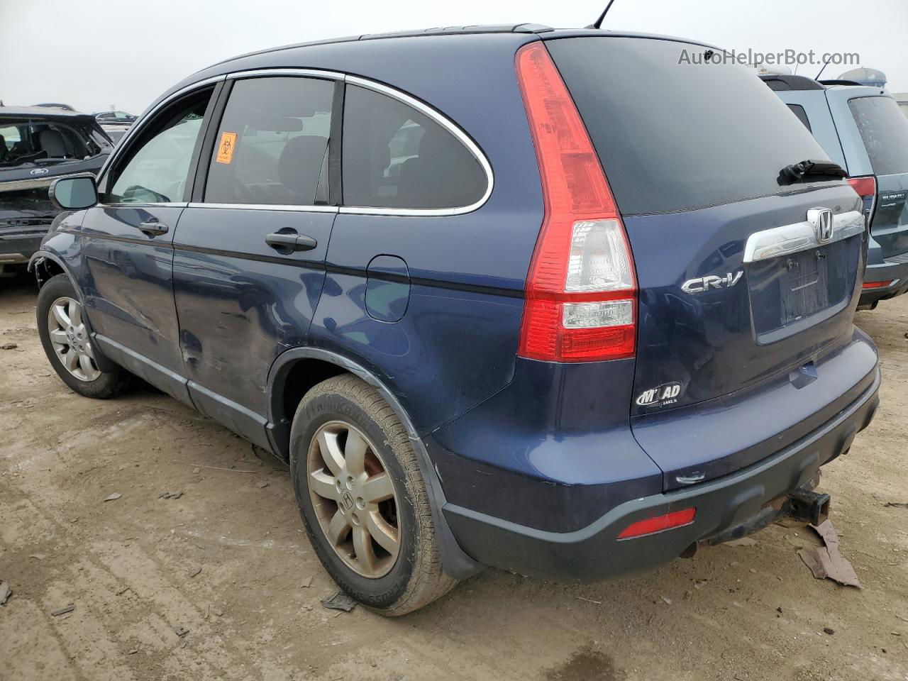 2009 Honda Cr-v Ex Синий vin: 5J6RE48589L021782