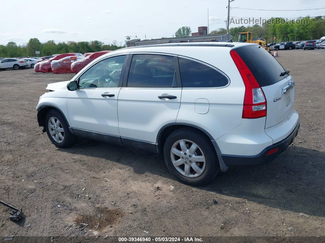 2009 Honda Cr-v Ex White vin: 5J6RE48589L068696