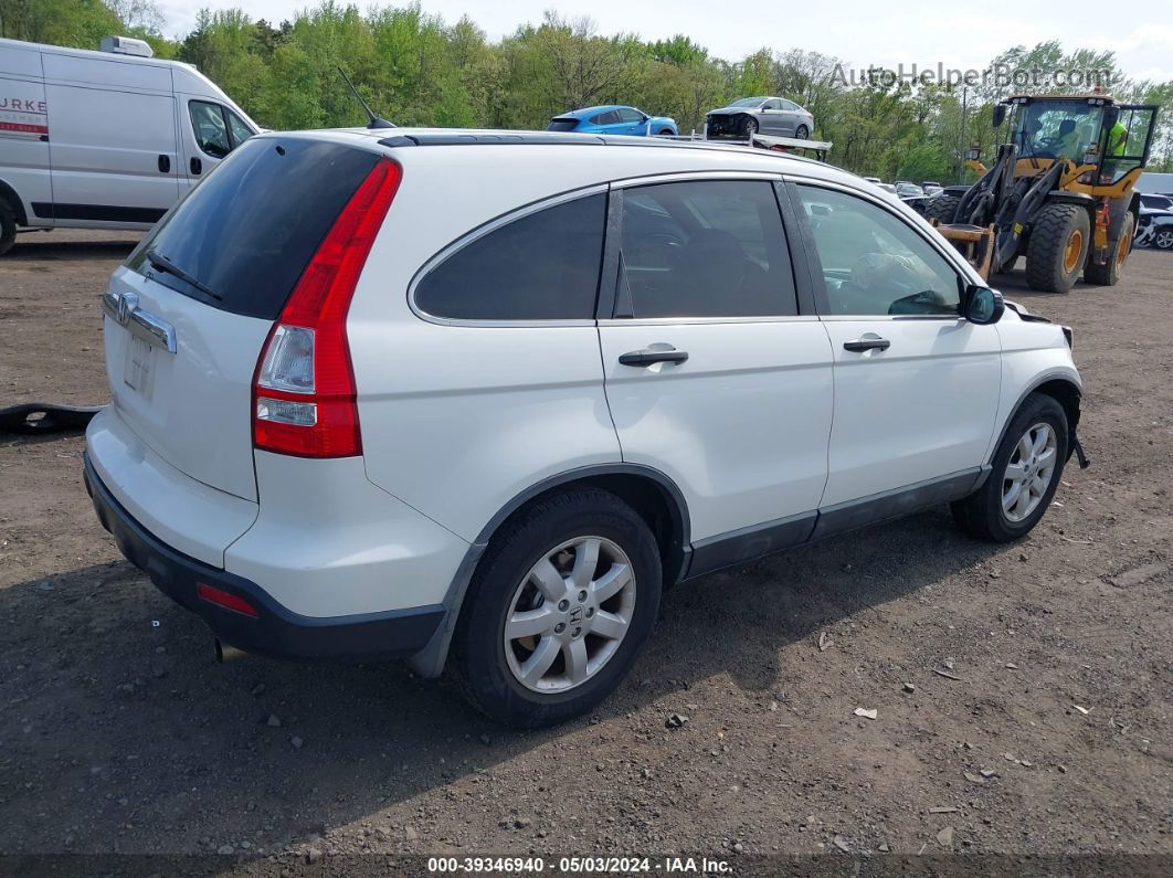 2009 Honda Cr-v Ex White vin: 5J6RE48589L068696