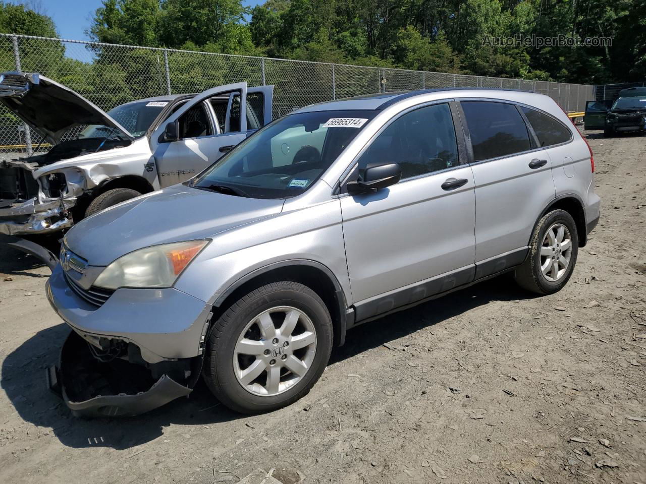 2009 Honda Cr-v Ex Silver vin: 5J6RE48599L016767