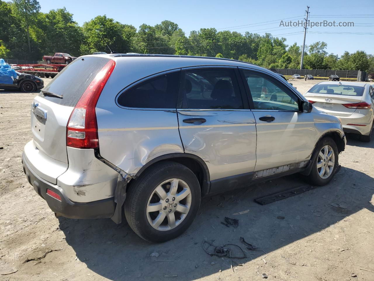 2009 Honda Cr-v Ex Silver vin: 5J6RE48599L016767