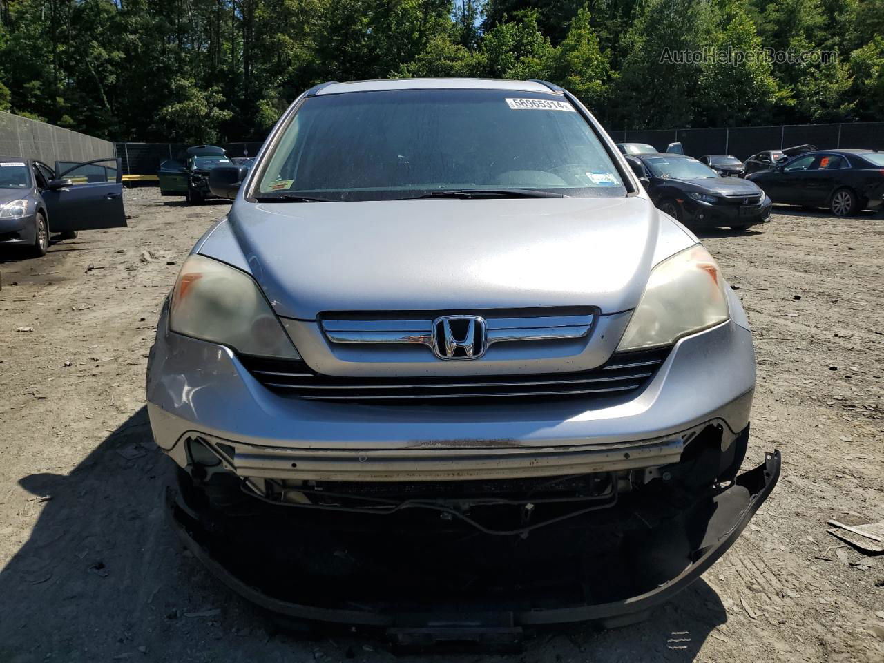 2009 Honda Cr-v Ex Silver vin: 5J6RE48599L016767