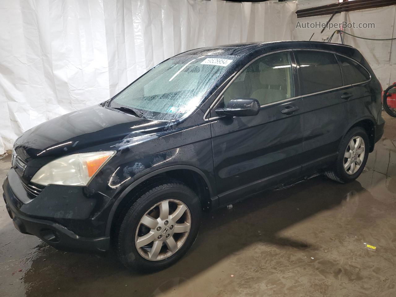 2009 Honda Cr-v Ex Black vin: 5J6RE48599L021225