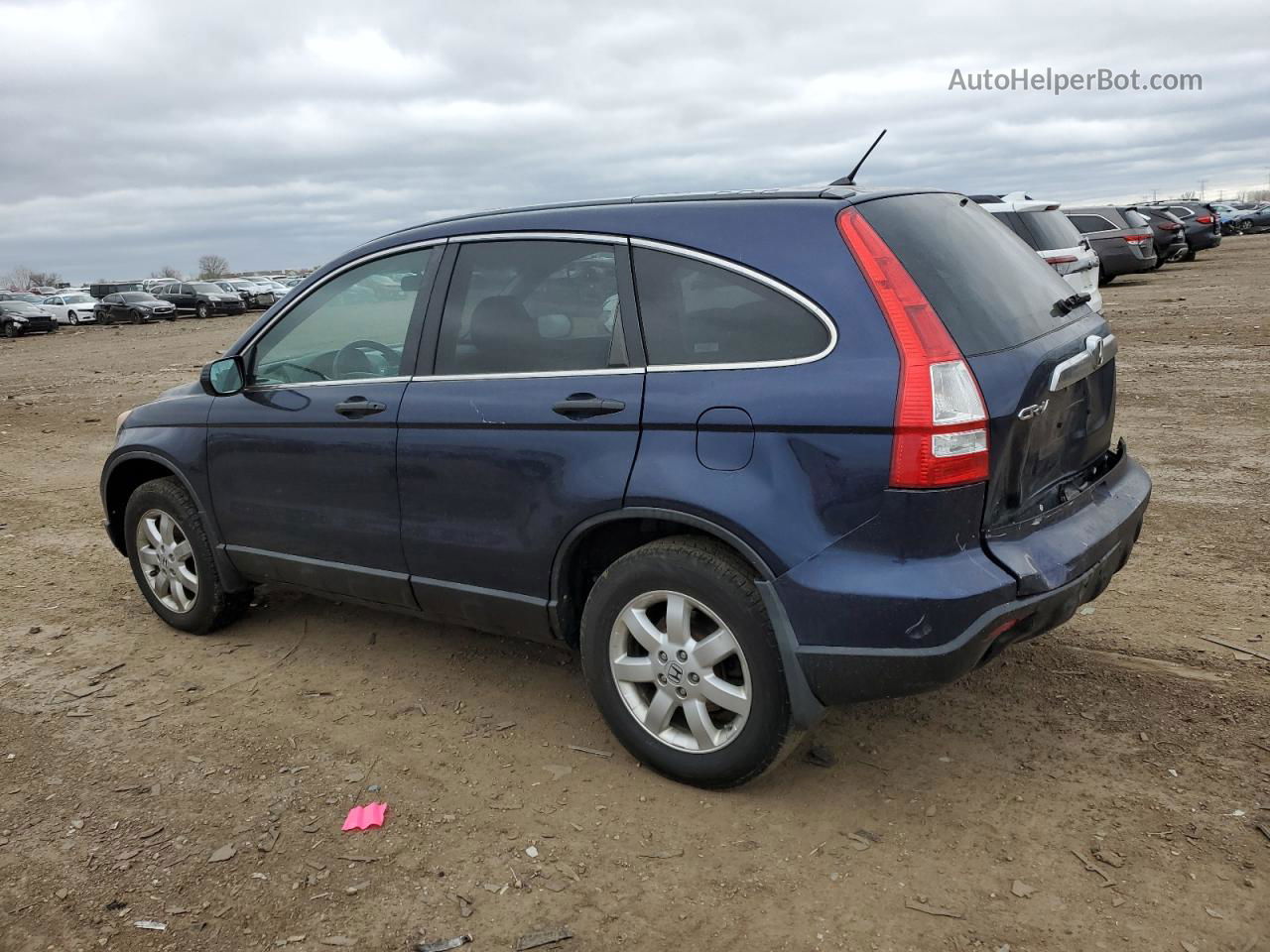 2009 Honda Cr-v Ex Blue vin: 5J6RE48599L026649