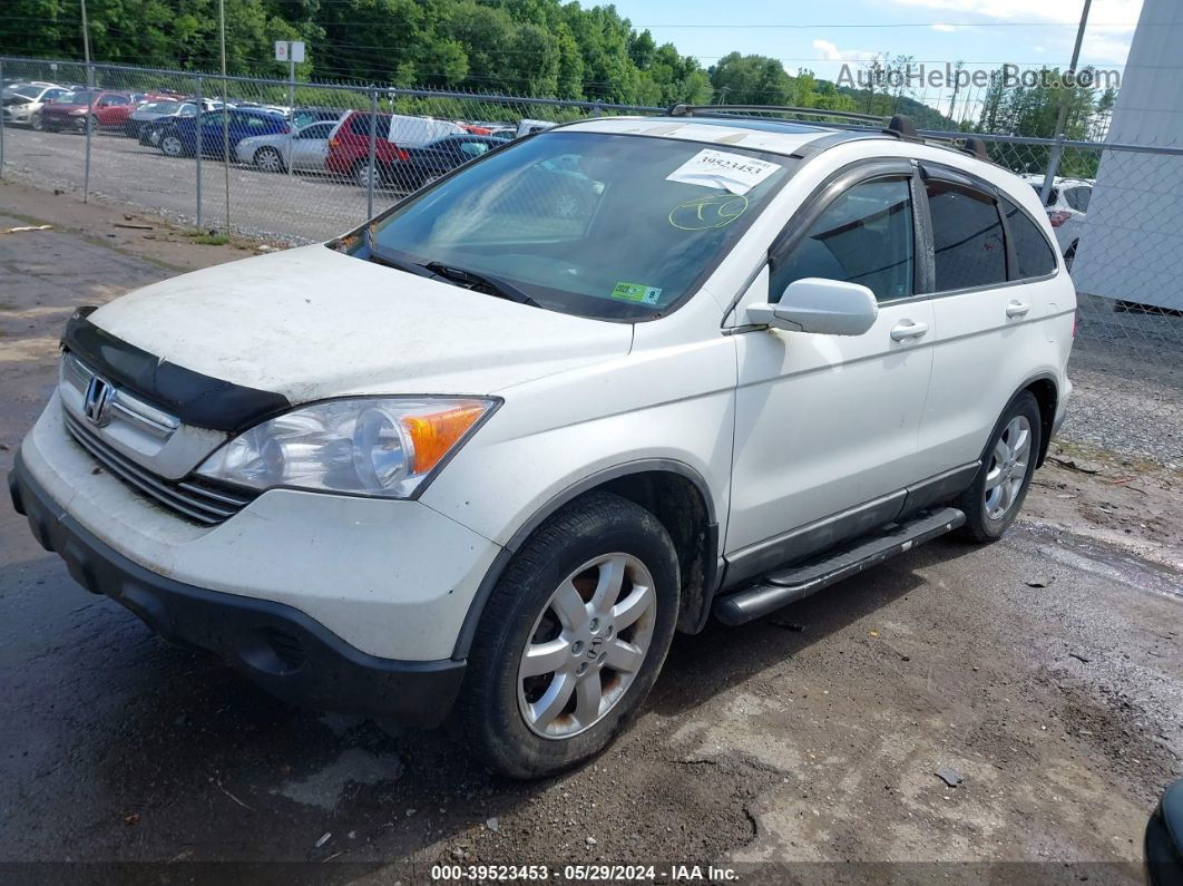 2009 Honda Cr-v Ex-l White vin: 5J6RE48709L000135