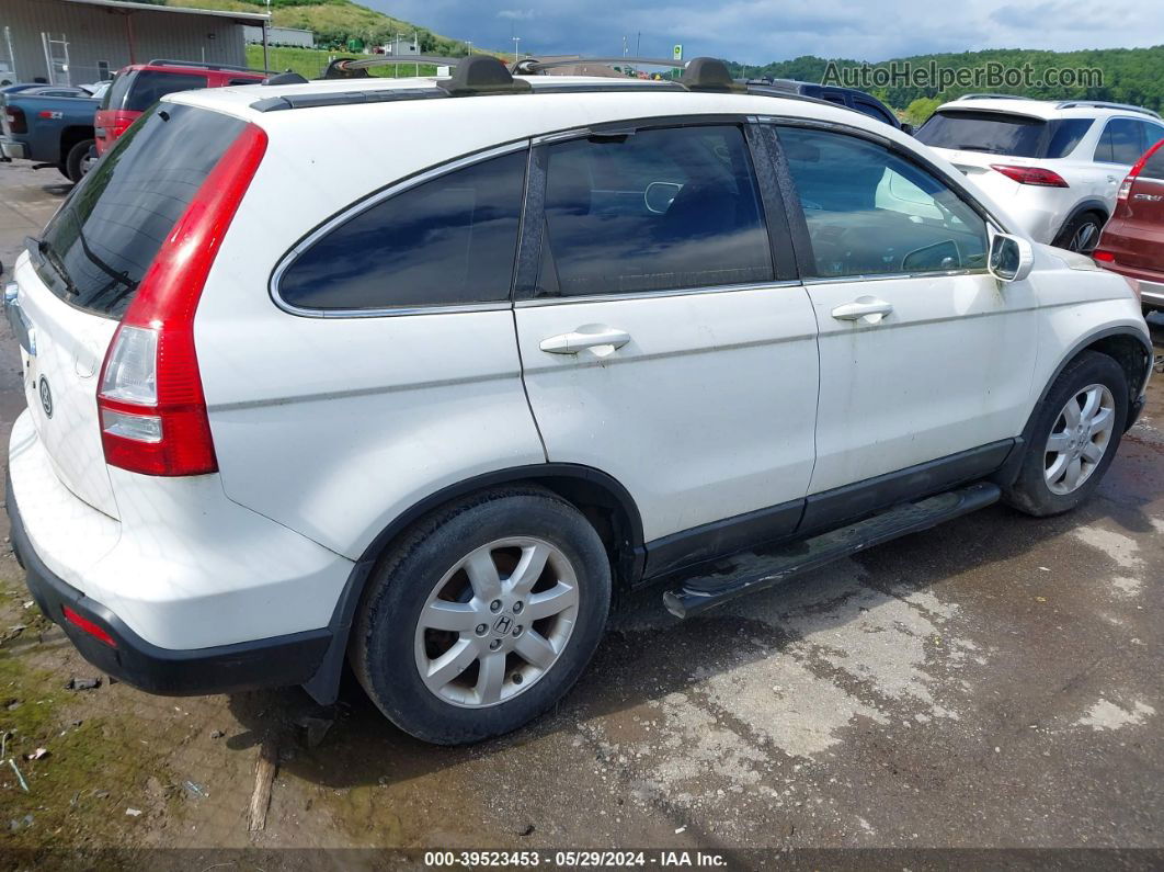 2009 Honda Cr-v Ex-l White vin: 5J6RE48709L000135