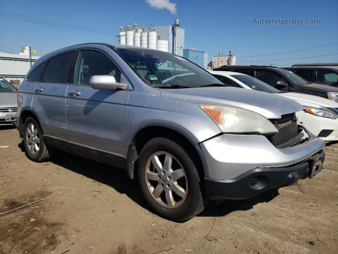 2009 Honda Cr-v Exl Silver vin: 5J6RE48709L021681