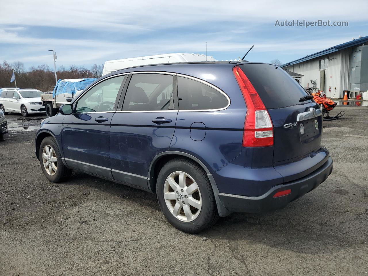 2009 Honda Cr-v Exl Синий vin: 5J6RE48709L022961