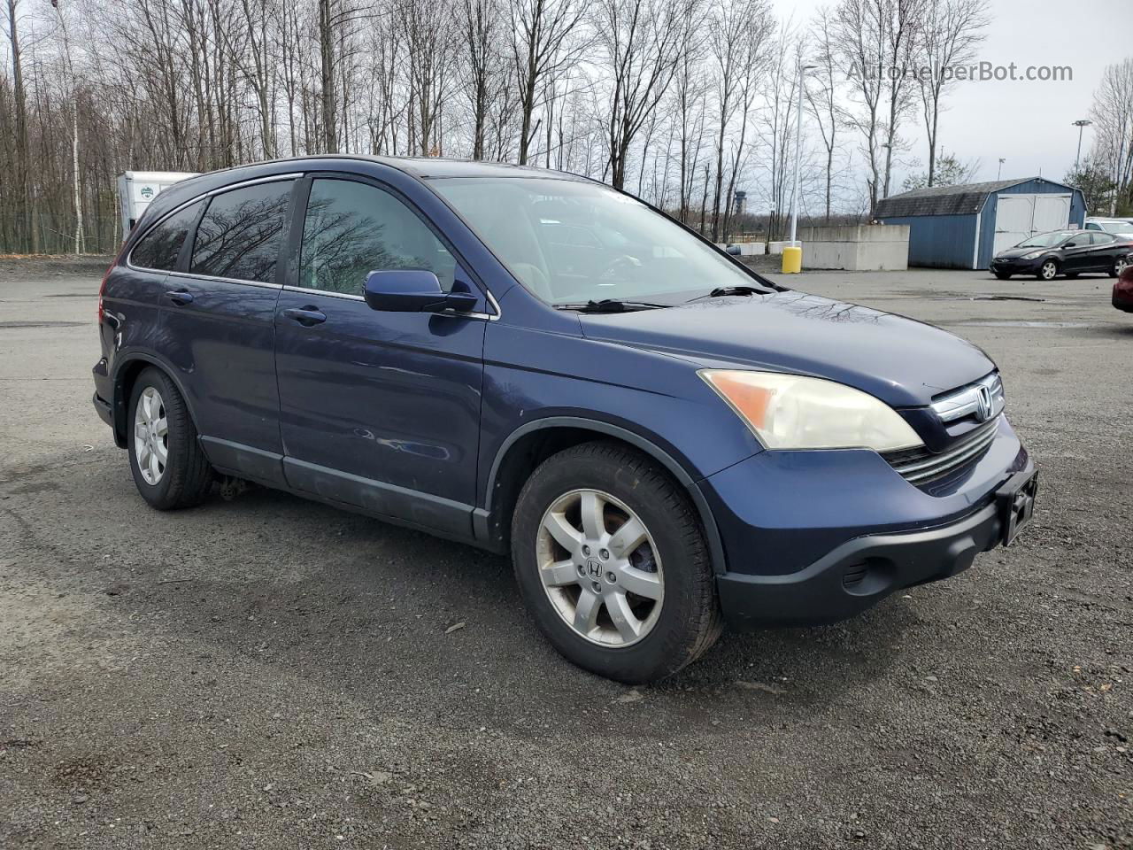 2009 Honda Cr-v Exl Синий vin: 5J6RE48709L022961