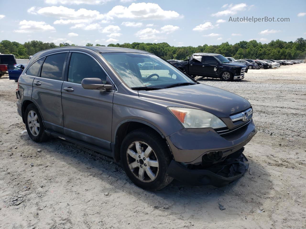 2009 Honda Cr-v Exl Серый vin: 5J6RE48709L045401