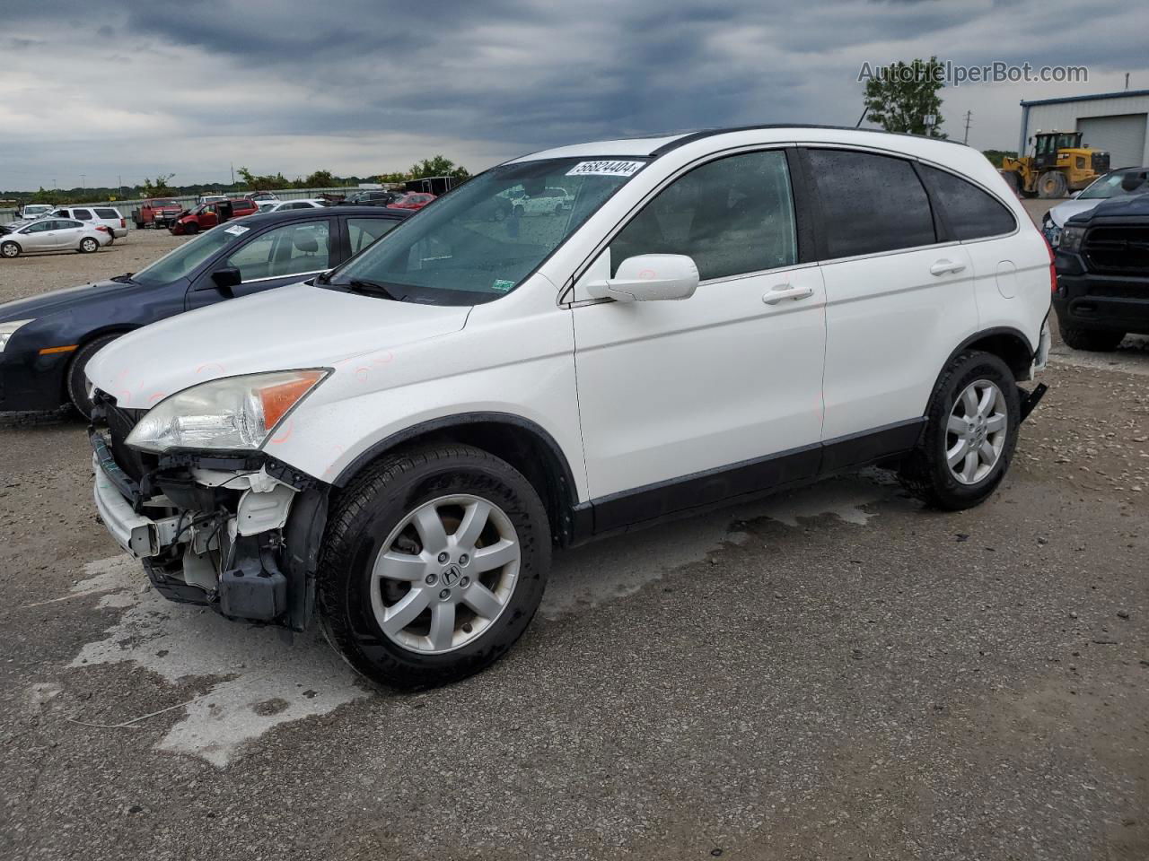 2009 Honda Cr-v Exl White vin: 5J6RE48719L018191