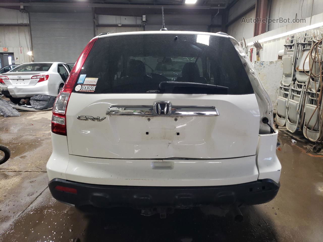 2009 Honda Cr-v Exl White vin: 5J6RE48719L061882