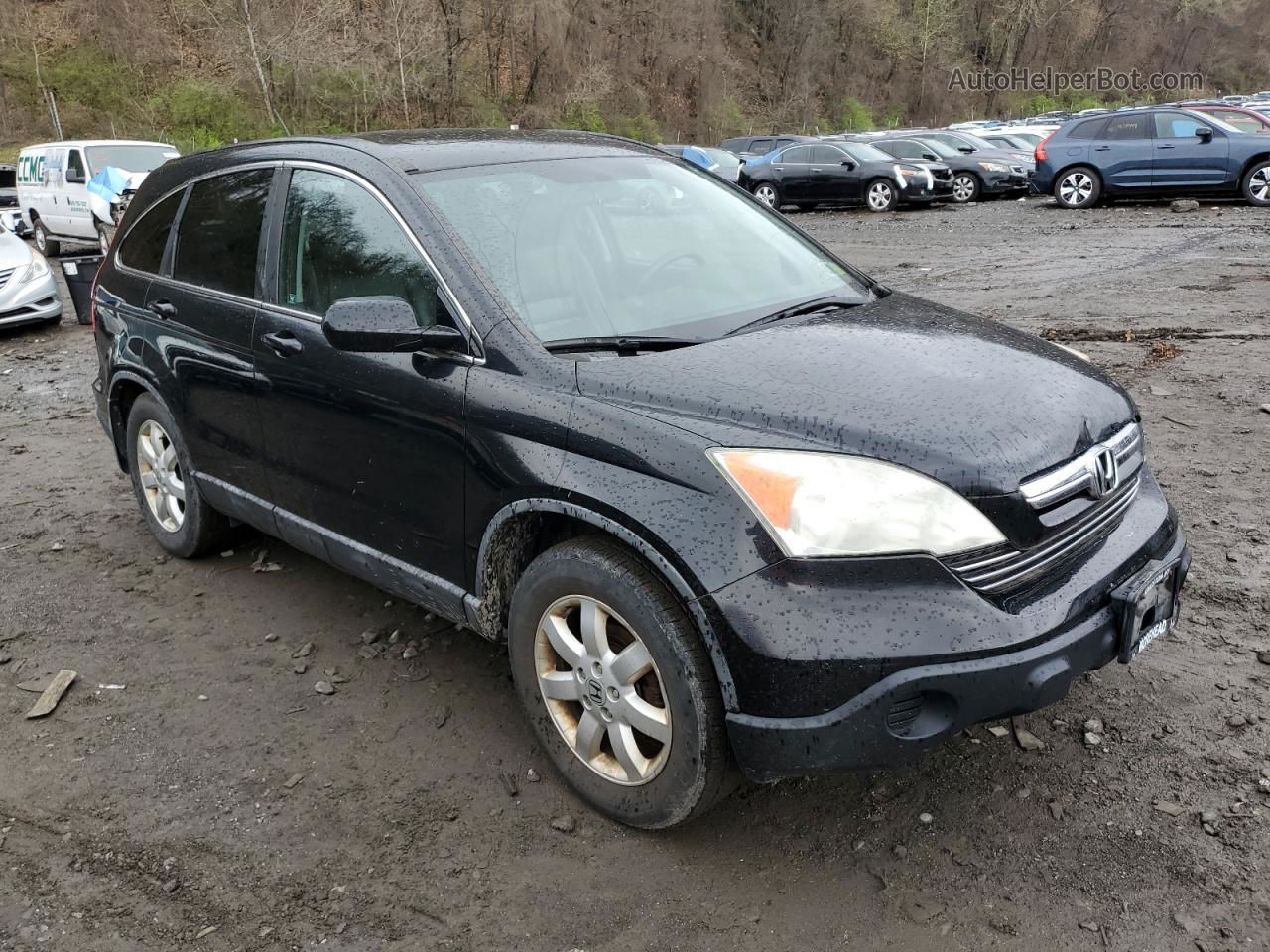 2009 Honda Cr-v Exl Black vin: 5J6RE48729L056142