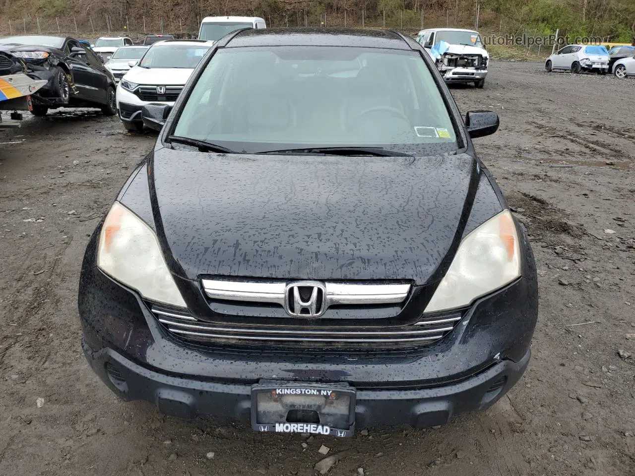 2009 Honda Cr-v Exl Black vin: 5J6RE48729L056142