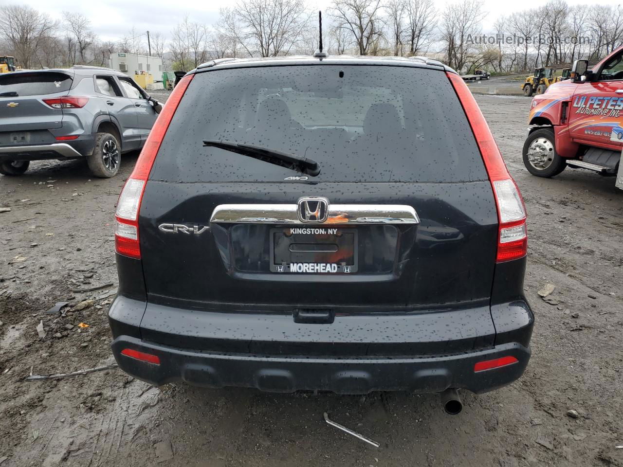 2009 Honda Cr-v Exl Black vin: 5J6RE48729L056142