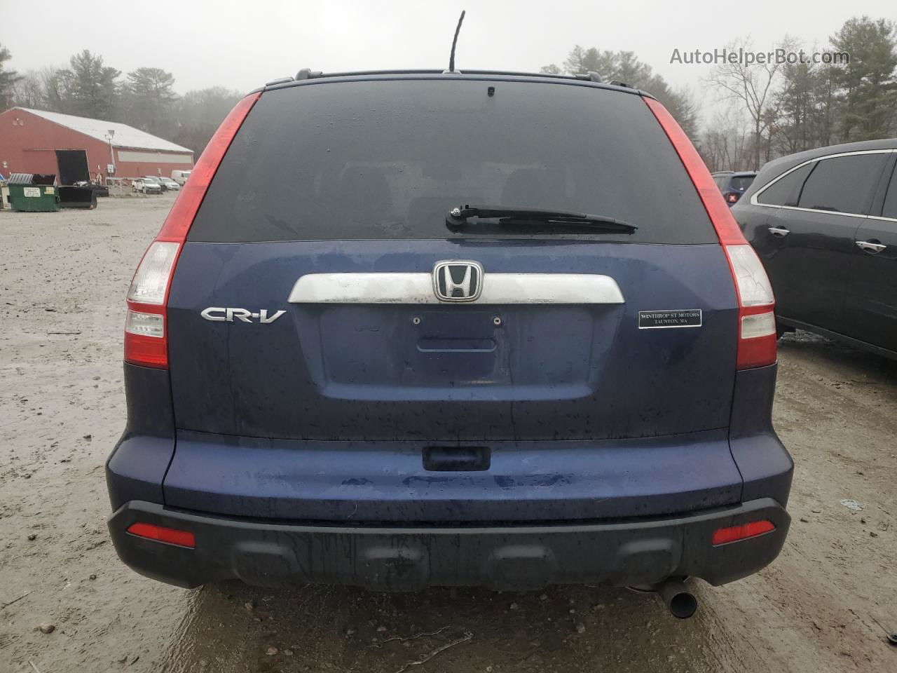 2009 Honda Cr-v Exl Blue vin: 5J6RE48729L068937