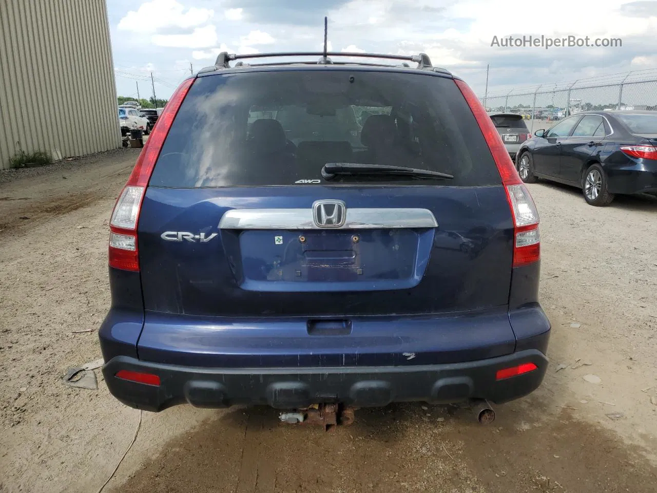 2009 Honda Cr-v Exl Blue vin: 5J6RE48739L016698