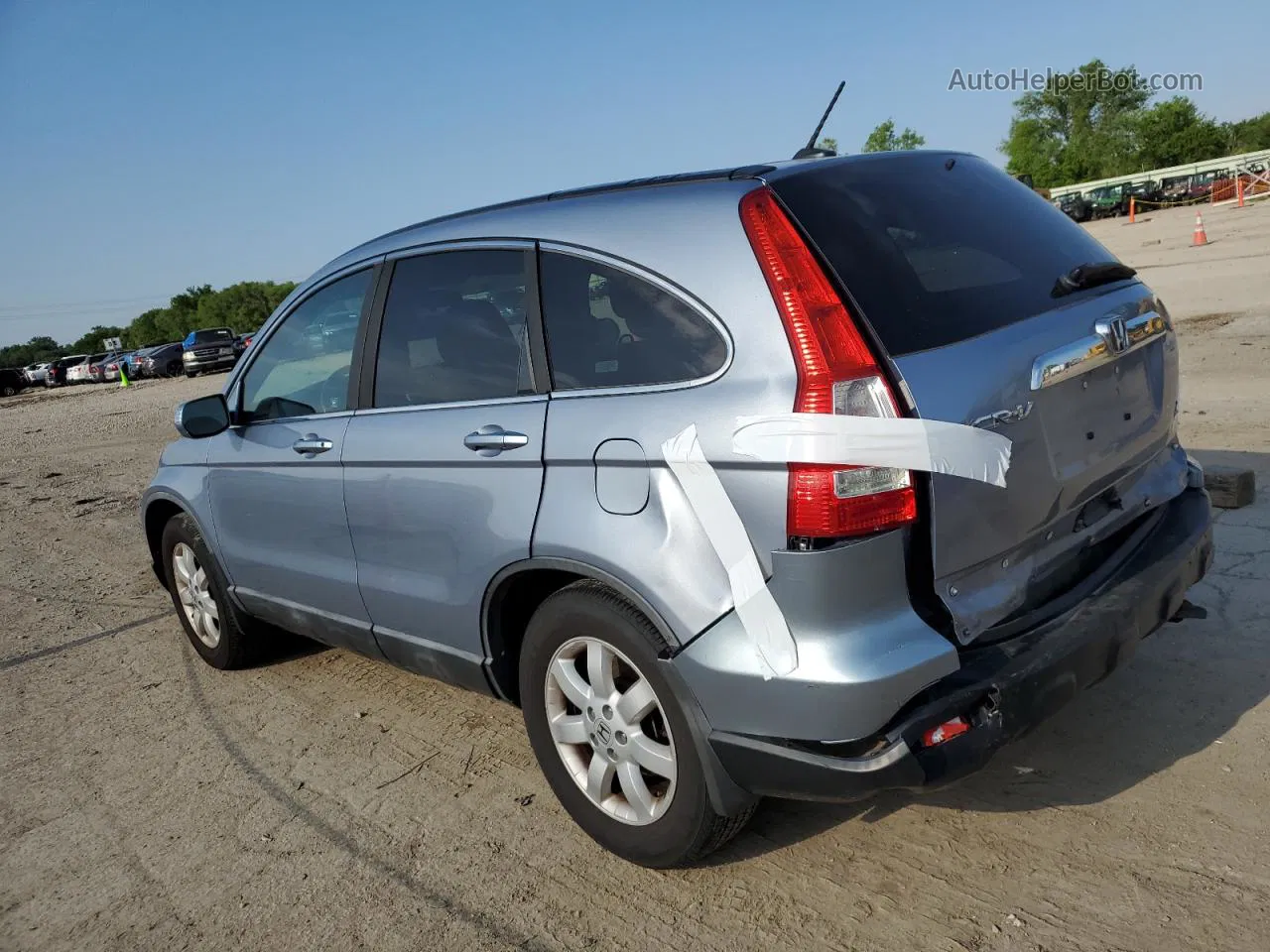 2009 Honda Cr-v Exl Blue vin: 5J6RE48739L040077