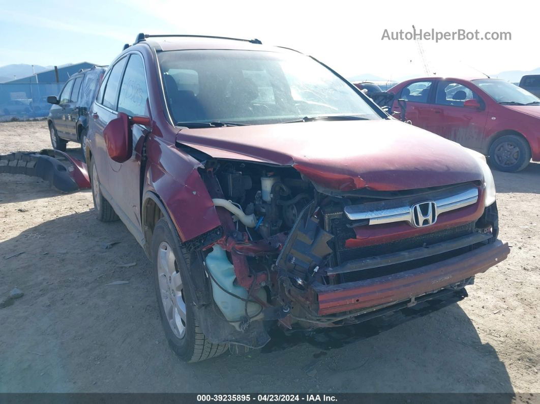 2007 Honda Cr-v Ex-l Red vin: 5J6RE48747L011152