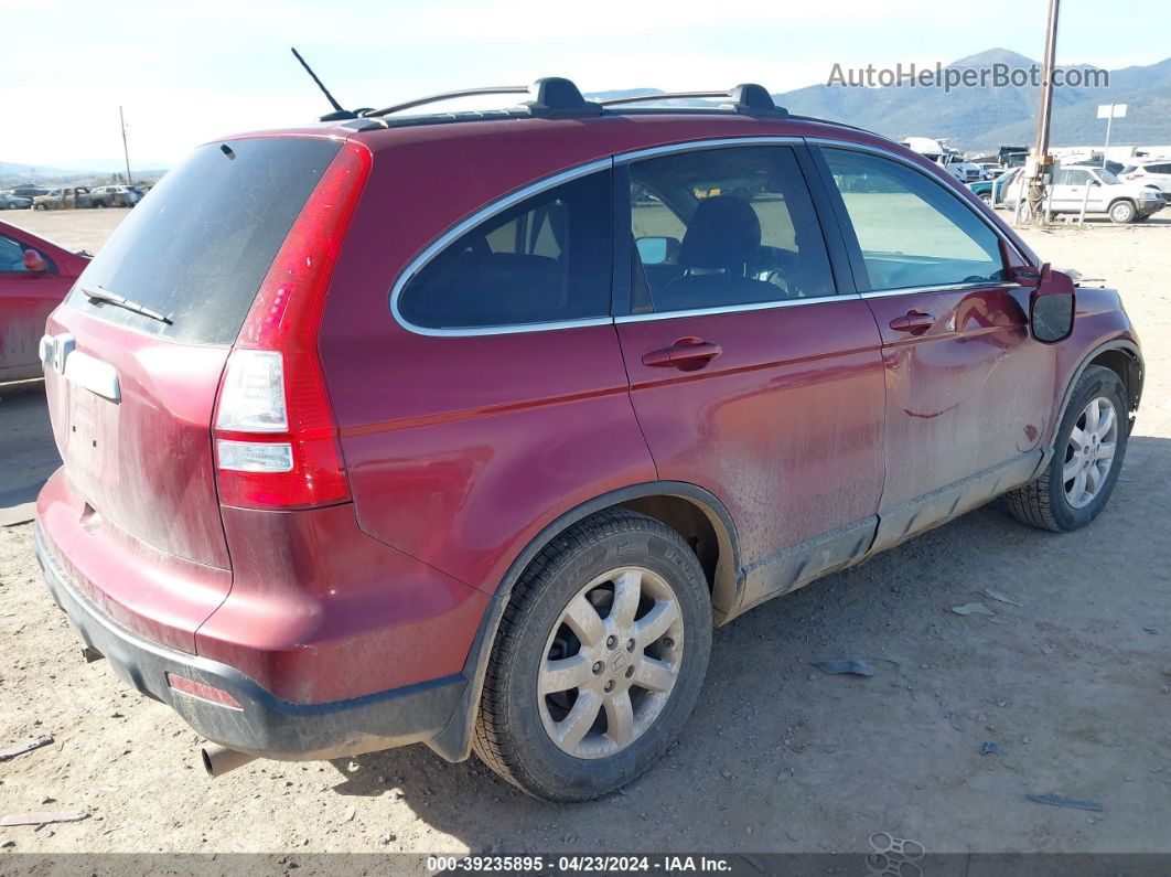 2007 Honda Cr-v Ex-l Red vin: 5J6RE48747L011152