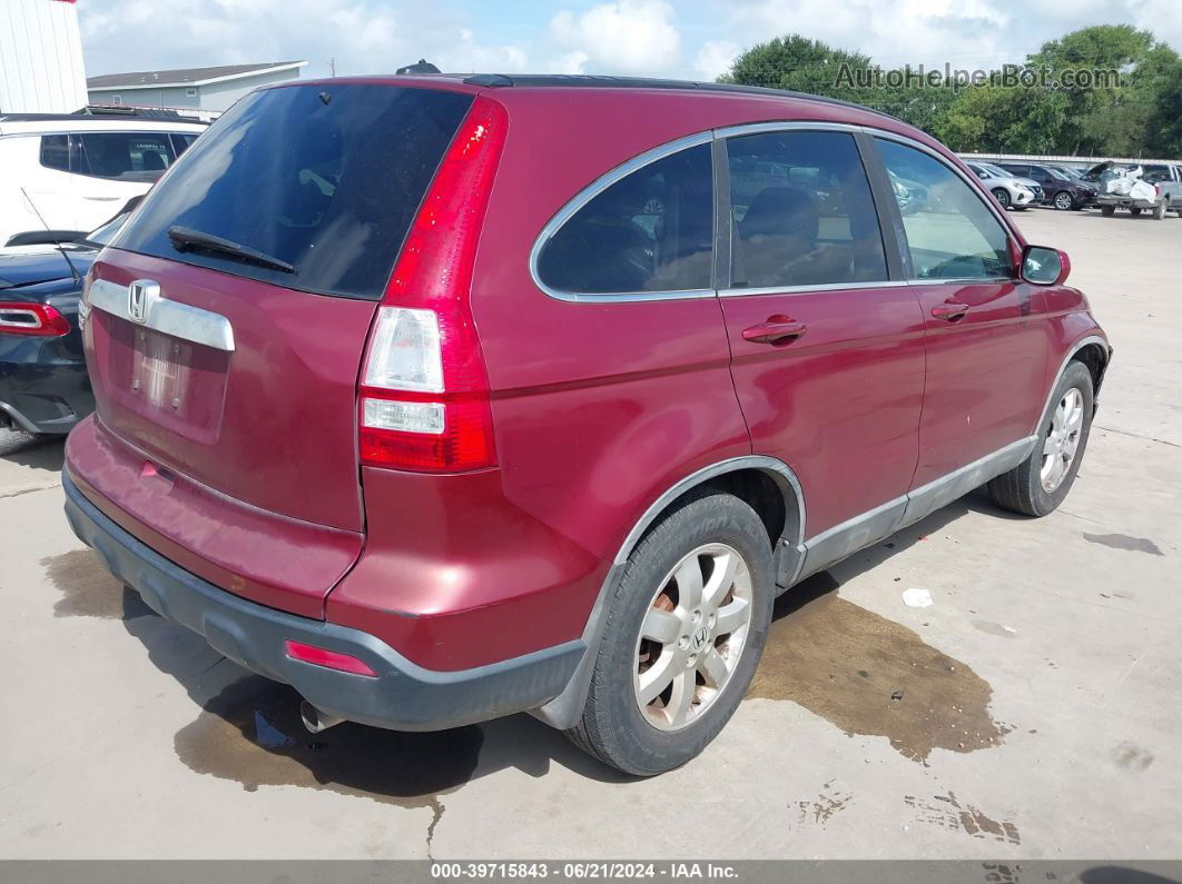 2009 Honda Cr-v Ex-l Red vin: 5J6RE48749L027421