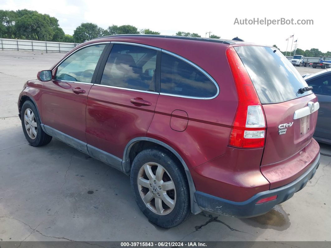 2009 Honda Cr-v Ex-l Red vin: 5J6RE48749L027421