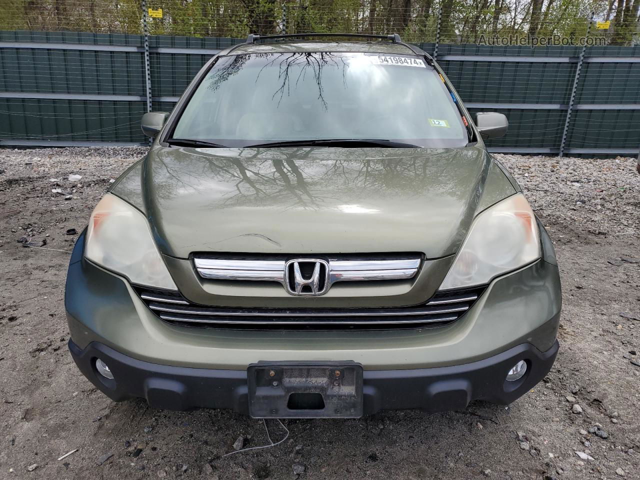 2009 Honda Cr-v Exl Green vin: 5J6RE48749L029900