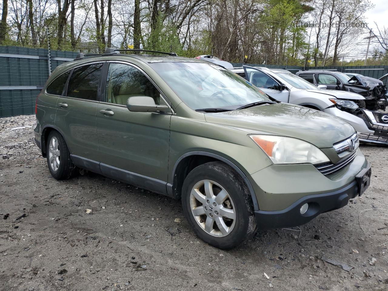 2009 Honda Cr-v Exl Green vin: 5J6RE48749L029900