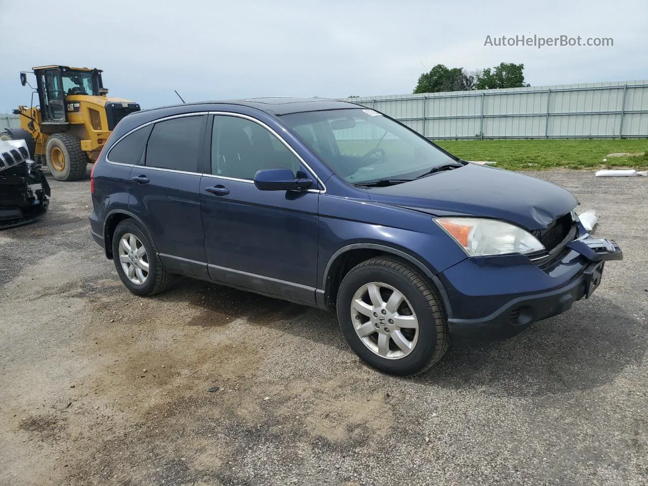 2009 Honda Cr-v Exl Синий vin: 5J6RE48749L032778