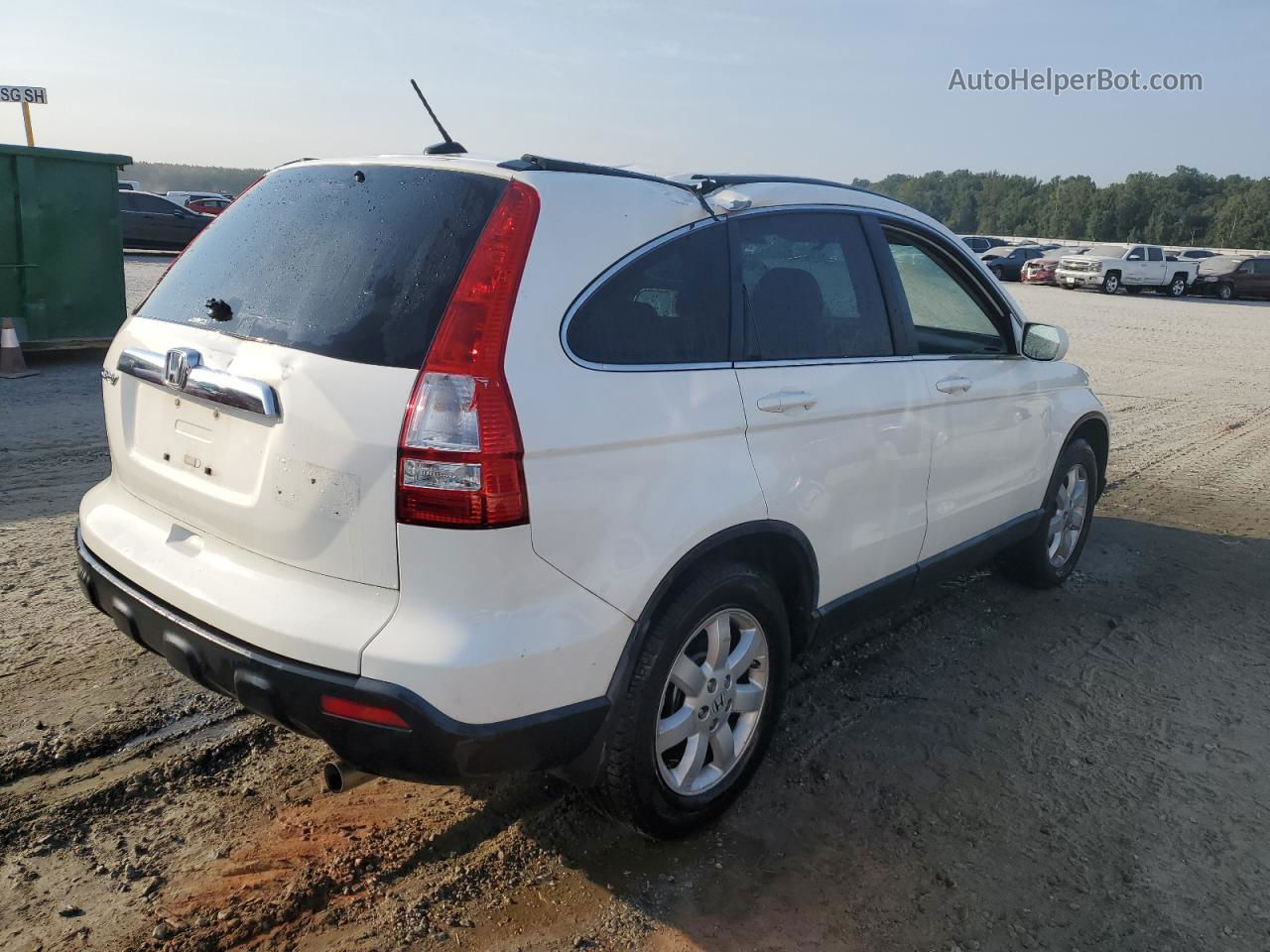 2009 Honda Cr-v Exl White vin: 5J6RE48749L047569