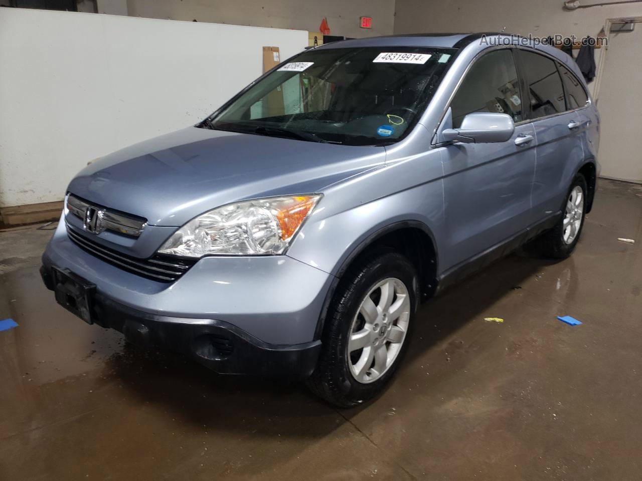 2009 Honda Cr-v Exl Blue vin: 5J6RE48759L057060