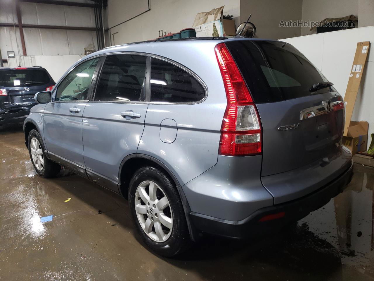 2009 Honda Cr-v Exl Blue vin: 5J6RE48759L057060