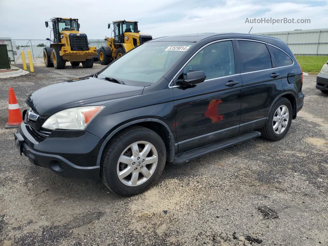 2009 Honda Cr-v Exl Black vin: 5J6RE48759L062159