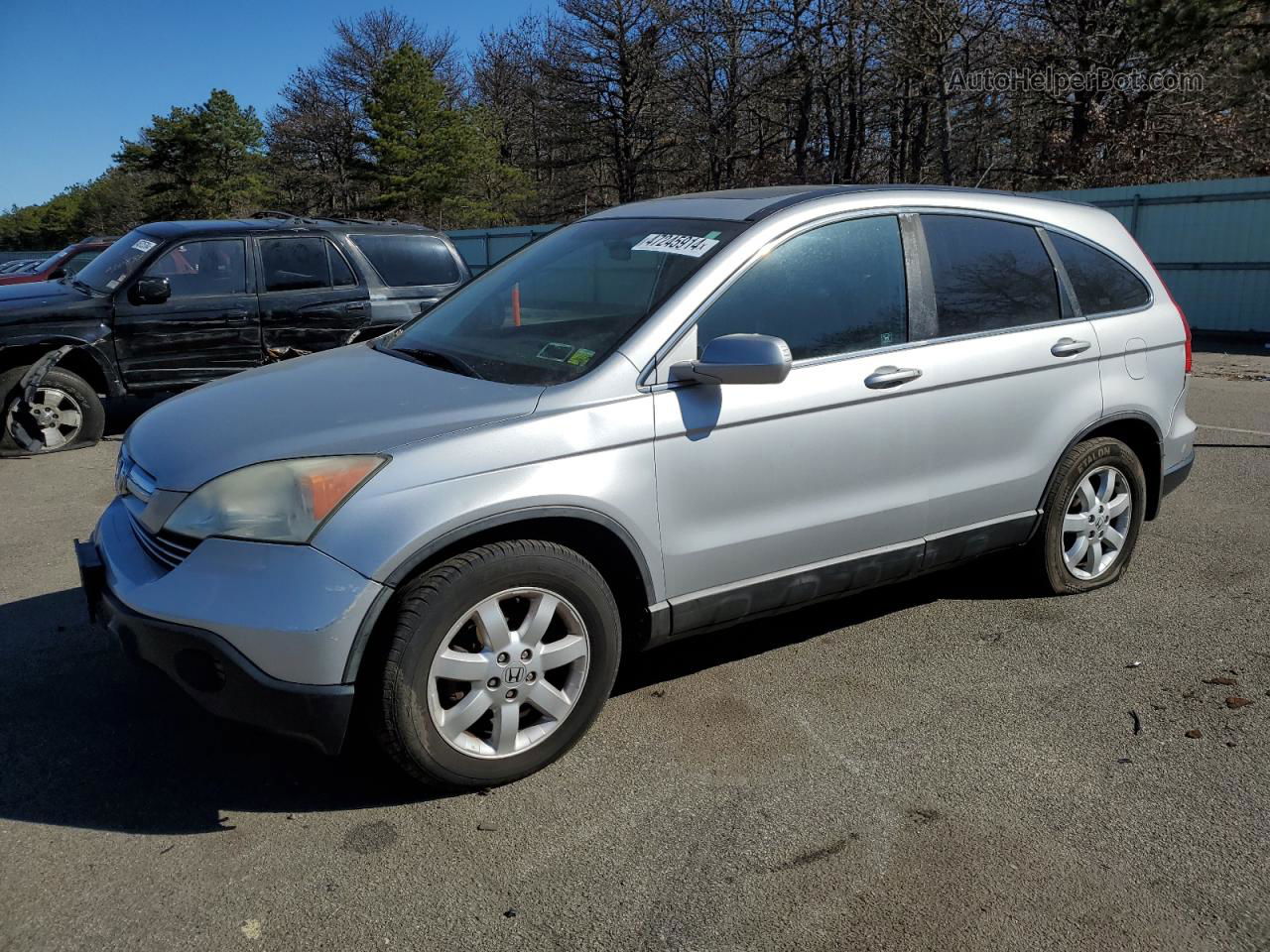 2009 Honda Cr-v Exl Silver vin: 5J6RE48769L041210