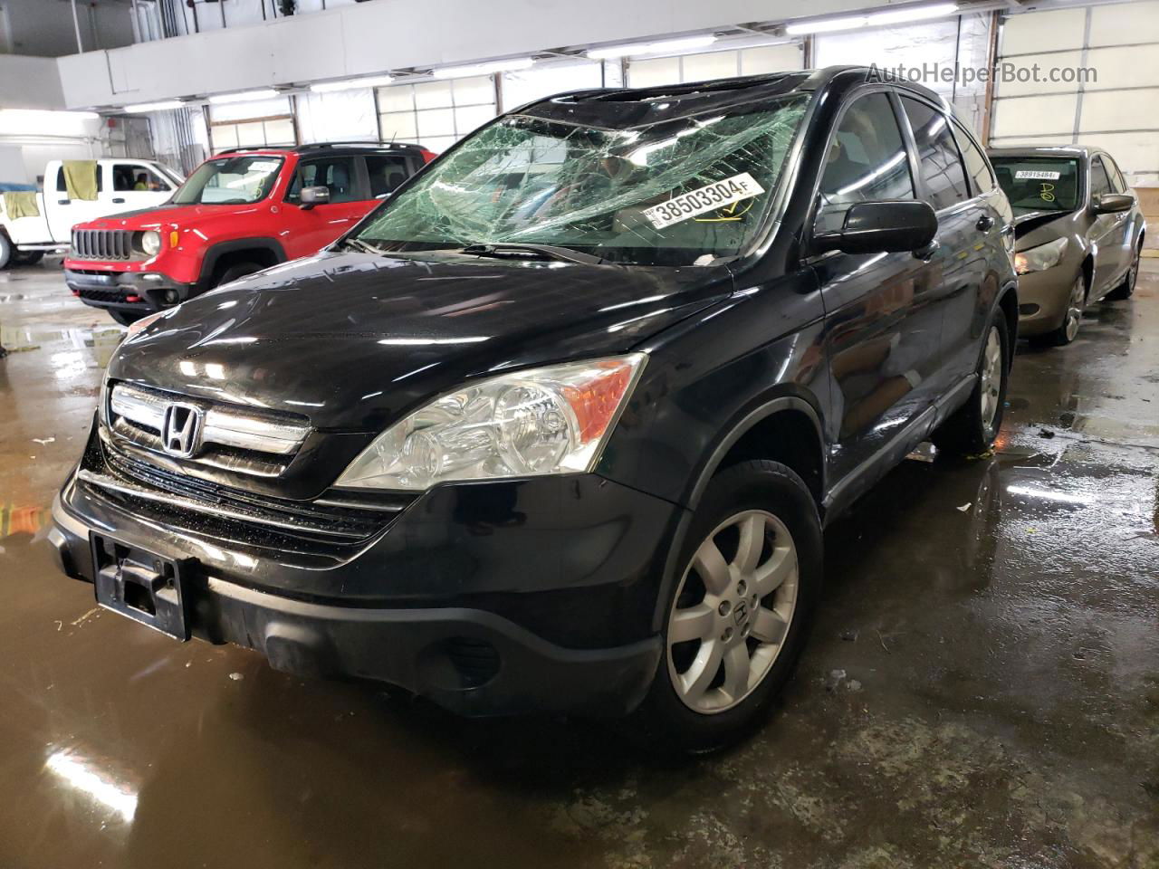 2009 Honda Cr-v Exl Black vin: 5J6RE48769L050389