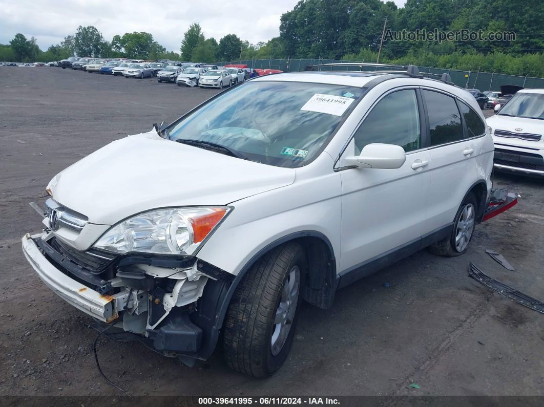 2009 Honda Cr-v Ex-l White vin: 5J6RE48769L054720