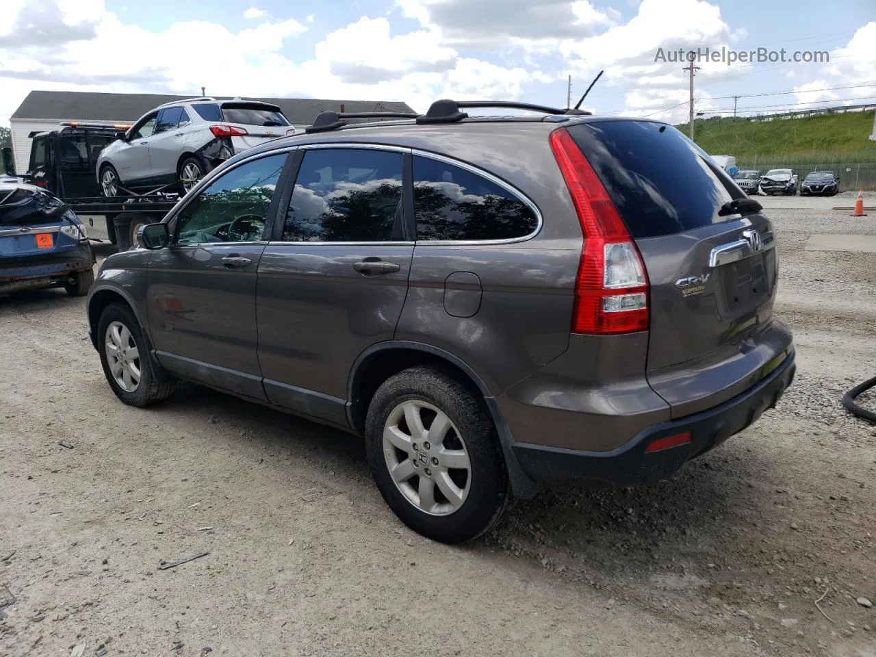 2009 Honda Cr-v Exl Коричневый vin: 5J6RE48779L013982