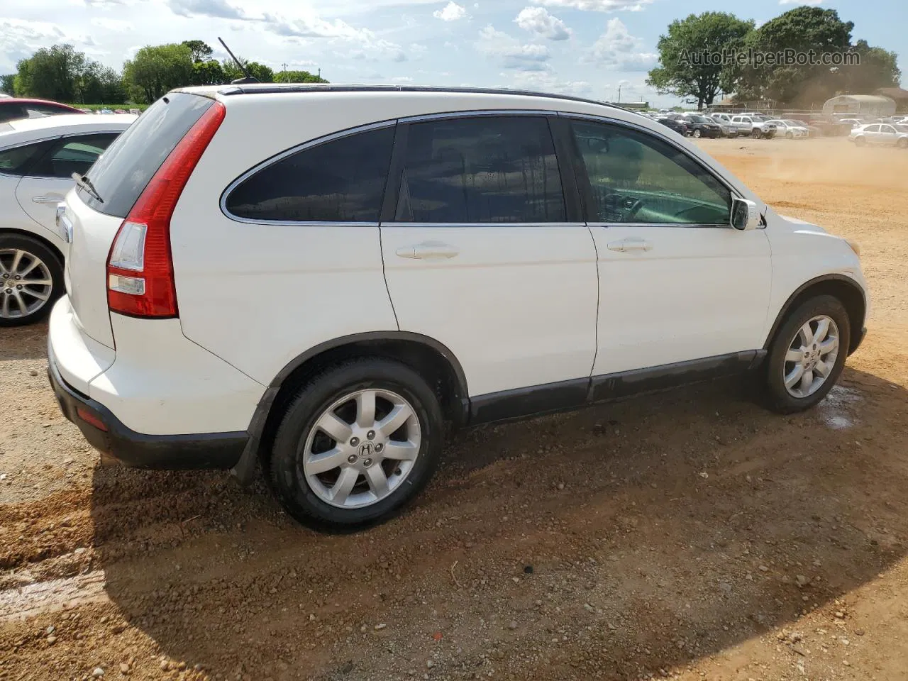 2009 Honda Cr-v Exl Белый vin: 5J6RE48779L017563