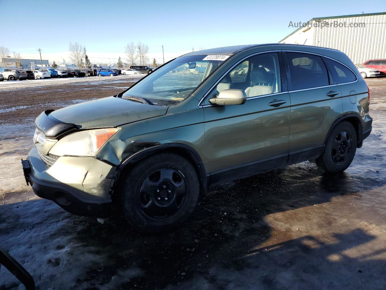 2009 Honda Cr-v Exl Green vin: 5J6RE48779L801743