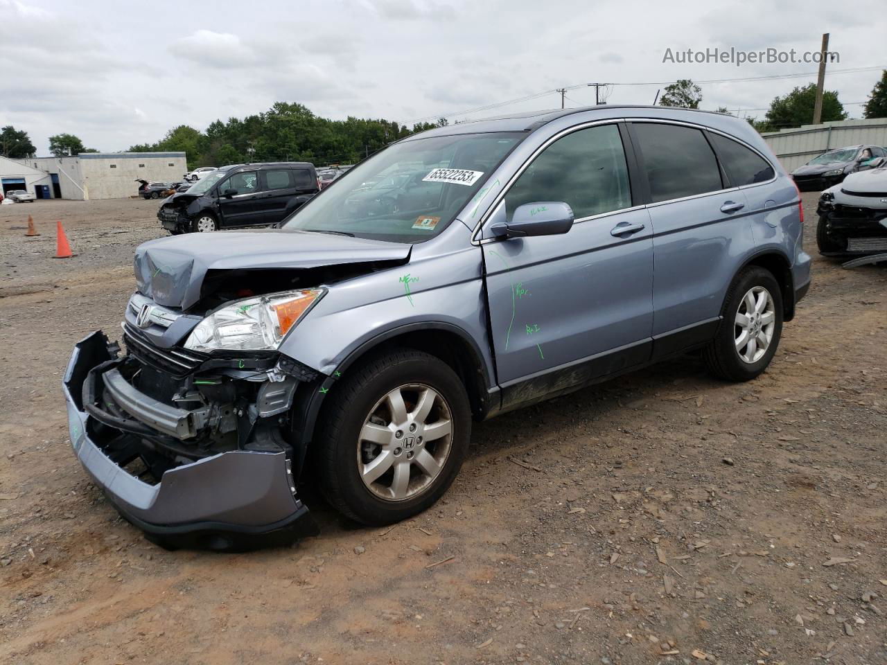 2009 Honda Cr-v Exl Серый vin: 5J6RE48789L032184