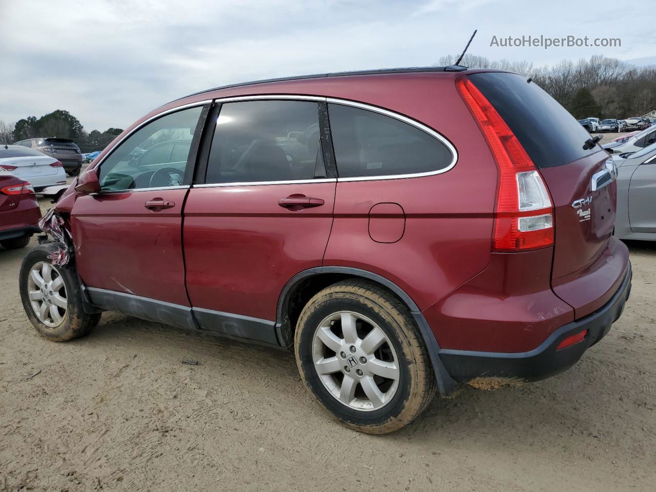 2009 Honda Cr-v Exl Коричневый vin: 5J6RE48799L019136