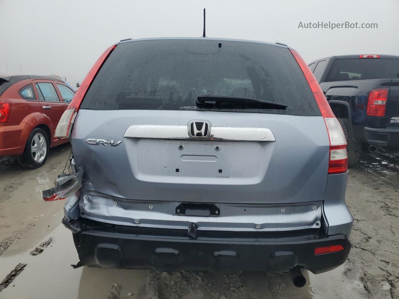 2009 Honda Cr-v Exl Синий vin: 5J6RE48799L035319