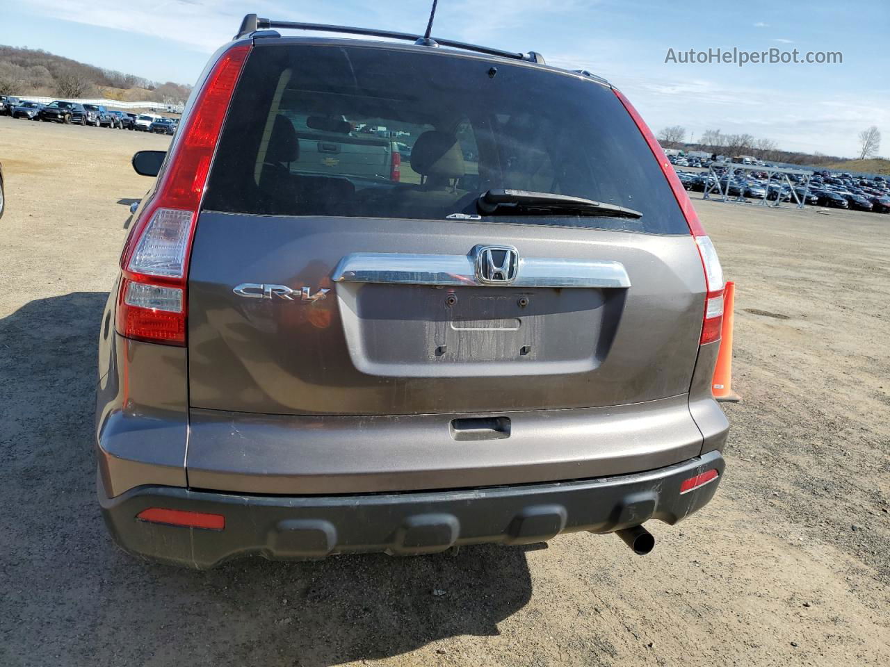 2009 Honda Cr-v Exl Brown vin: 5J6RE48799L061175