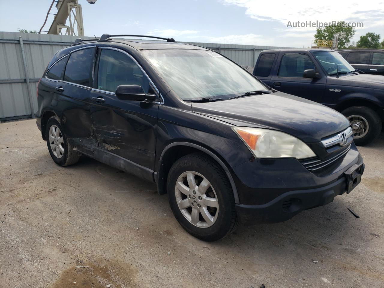 2009 Honda Cr-v Exl Черный vin: 5J6RE487X9L006136