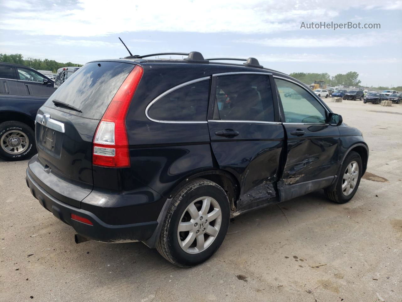 2009 Honda Cr-v Exl Black vin: 5J6RE487X9L006136